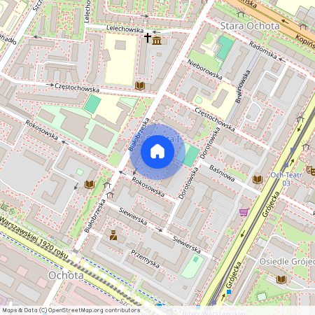 Warszawa, Ochota, Rokosowska, 4