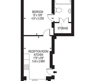 1 bedroom apartment - Photo 2