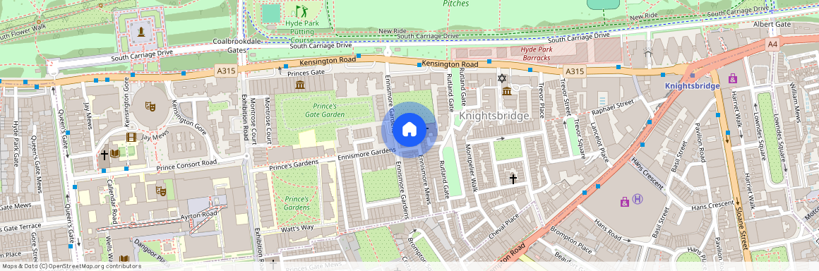 Ennismore Gardens, South Kensington, London, SW7