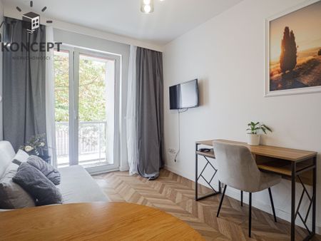 Nowoczesne studio | Balkon | ul. Koszarowa - Zdjęcie 2