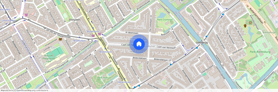 Cromvliet, 2281 BS, Caan van Necklaan, Rijswijk
