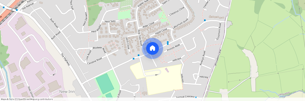 Golf Road, New Inn, Pontypool