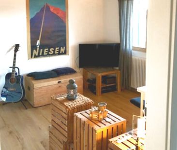 2 Zimmer-Wohnung in Hondrich (BE), möbliert, auf Zeit - Photo 4