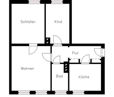 Mittendrin wohnen: Zentrale 3-Zimmer-Wohnung (3. OG) – Perfekt für ... - Photo 2