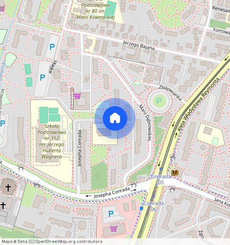 mazowieckie, Warszawa, Żoliborz, Marii, Dąbrowskiej