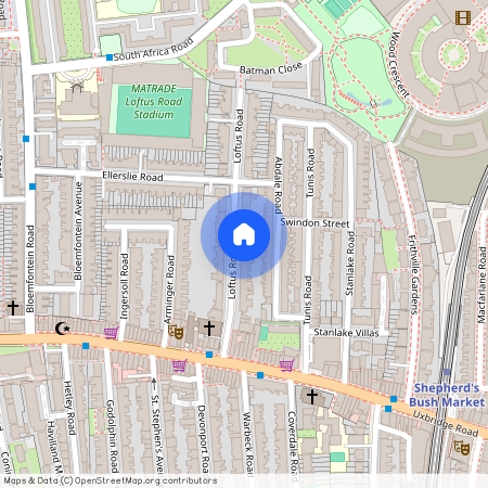 Loftus Road, W12 7EN, London