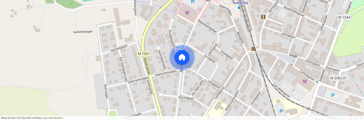 Banmästaregatan, Tomelilla