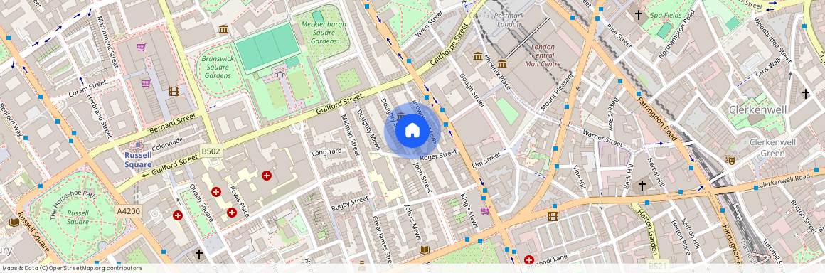 Doughty Street, Bloomsbury