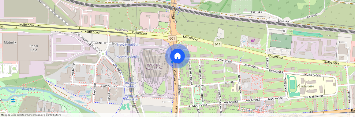 Kbelská, Praha 9 - Hloubětín