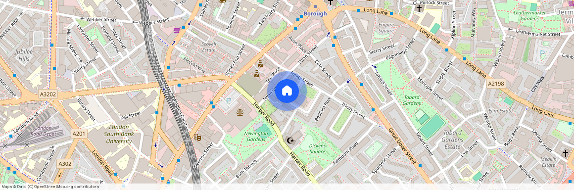 Trinity Church Square, Southwark, London, SE1