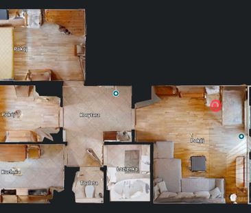 3 pok. na wynajem Centrum częściowo umeblowane - Zdjęcie 3