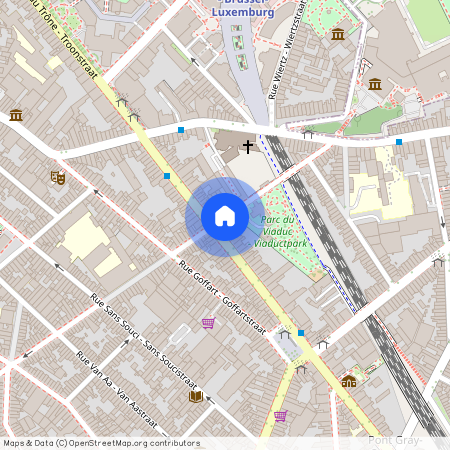 Rue du Viaduc - Viaductstraat 129, 1050 Ixelles - Elsene, Belgium