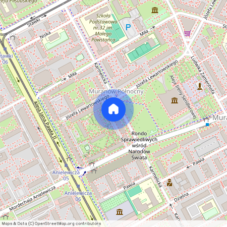 ul. Karmelicka, Muranów, Śródmieście, Warszawa, mazowieckie