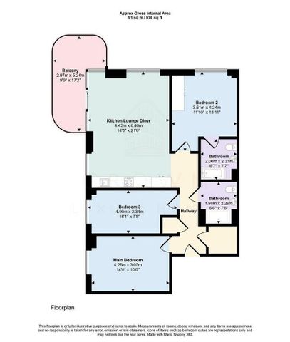 3 bedroom apartment to rent - Photo 5