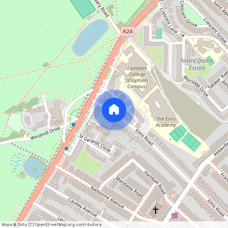 Elms Road, Abbeville Village, London, SW4