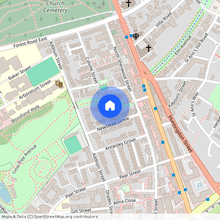 18 Newstead Grove, The Arboretum, Nottingham, NG1 4GZ