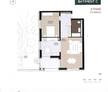 C-202 - Spacieux 2,5 pièces avec terrasse privative et balcon/loggia - Photo 2