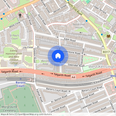 Glazbury Road, London W14
