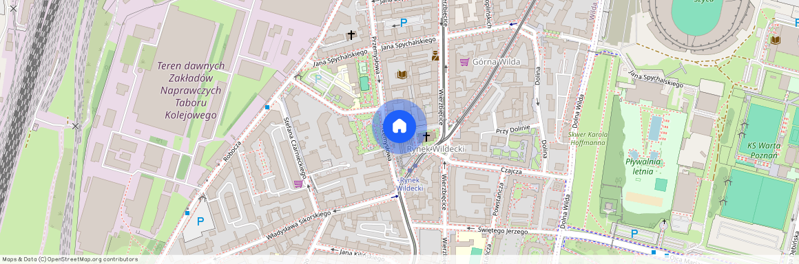 rynek Wildecki, Wilda, Wilda, Poznań, wielkopolskie
