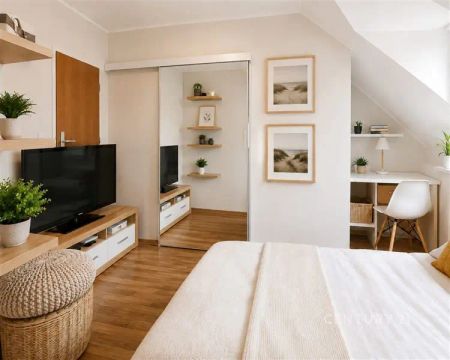 Pronájem moderního podkrovního bytu 2+kk, 42 m - Photo 5