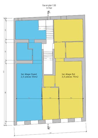 2.5 Zimmer, 55 m², 1. Stock - Photo 3