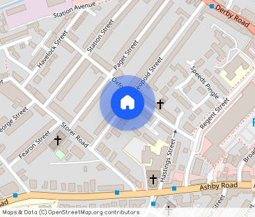 55 Leopold Street - Front door access 4 bed 2 bathLoughborough - Photo 1