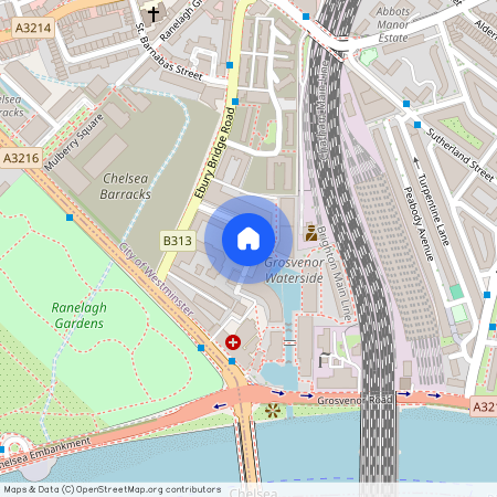 Caro Point, Grosvenor Waterside, Chelsea, SW1W