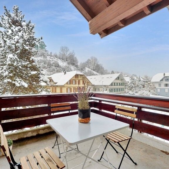 Charmant appartement mansardé avec cheminée à Sonnenfeld - Photo 1