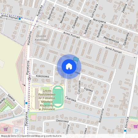 ul. Hebanowa, Zalasewo, Swarzędz, poznański, wielkopolskie