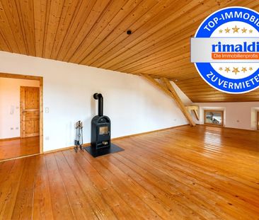 Großzügige DG-Whg. (120 m²) mit Schwedenofen & Balkon - Foto 1