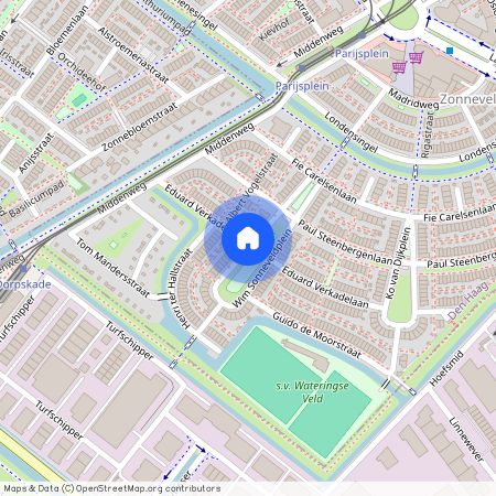 Zonne Veld, 2548 ZH, Wim Sonneveldplein, Den Haag