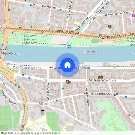 Lungarno Francesco Ferrucci, Florence, Tuscany 50126