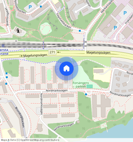 Nordmarksvägen **, Farsta Strand