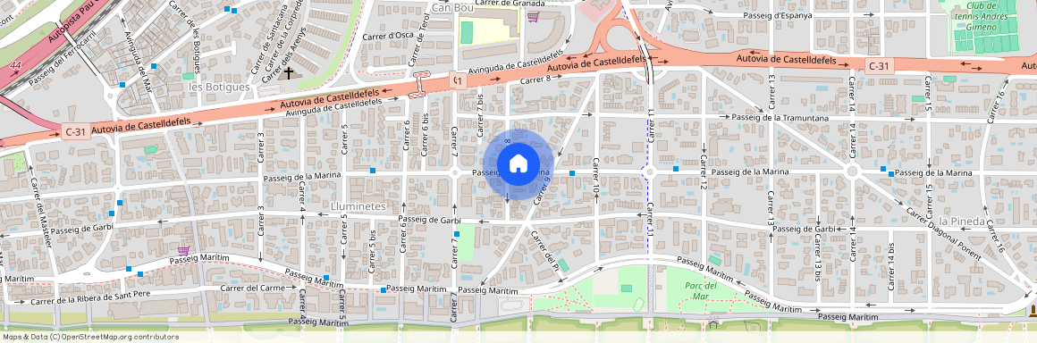 Lluminetes, - Passeig de la Marina