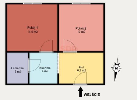2 pokoje na wynajem w ładnej kamienicy w Centrum - Zdjęcie 5