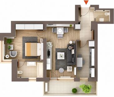 Apartament 2 camere | Băneasa | Mobilat Modern | Imaculat - Fotografie 4