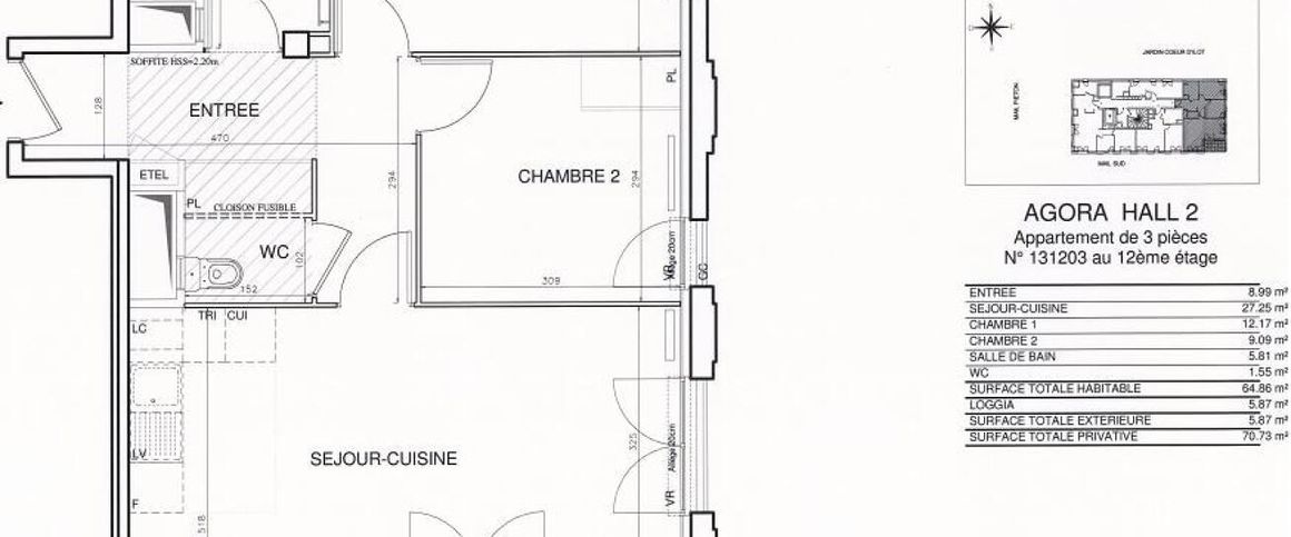 location Appartement T3 DE 64.5m² À BOBIGNY - Photo 1