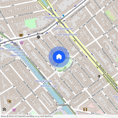 Koningsplein en omgeving, 2518 ST, De Perponcherstraat, Den Haag