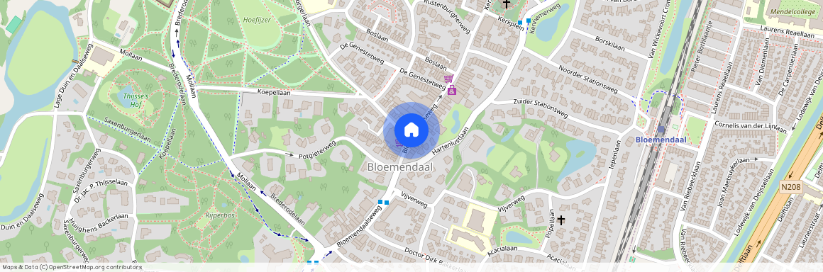 Bloemendaal, 2061 CM, Bloemendaalseweg, Bloemendaal