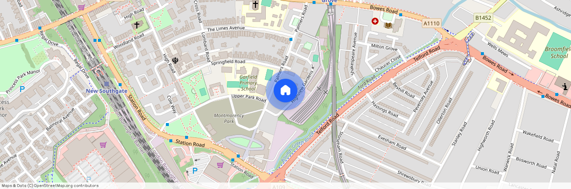 Highview Gds, Arnos Grove N11 1SQ Southgate, London
