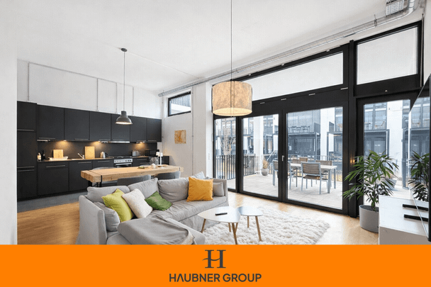 Modernes Wohnen im Tabakquartier – Stilvolle Loftwohnung mit großem Balkon - Photo 1