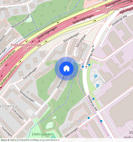 Dansbanevägen **, Västberga