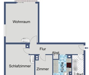 Schöne Etagenwohnung sucht Nachmieter - Foto 6