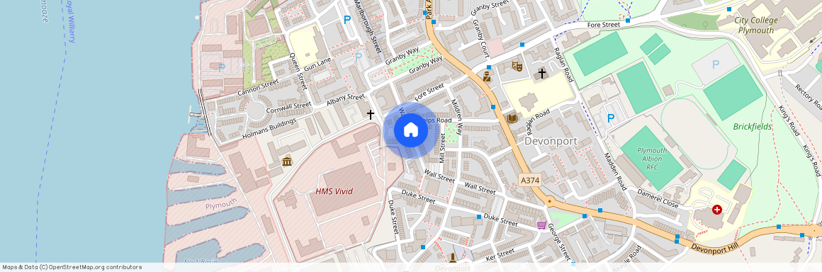 Wall Street, Devon PL1