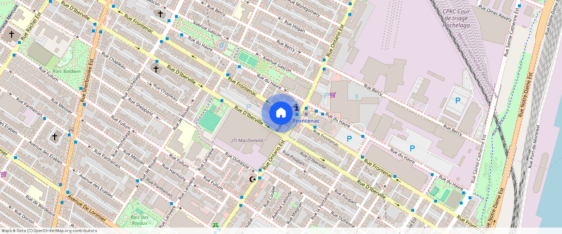 ** Rue Frontenac, Ville-Marie, Ville-Marie, Ile de Montréal, H2K 1W3