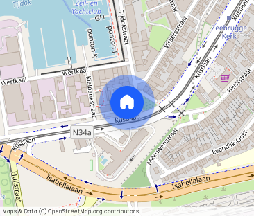 Gemeubelde studio met zonnebalkon - Foto 1