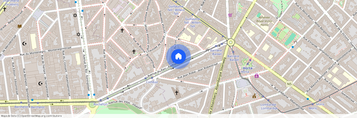 Drève du Parc 45 bus 19, 1000 Brussel