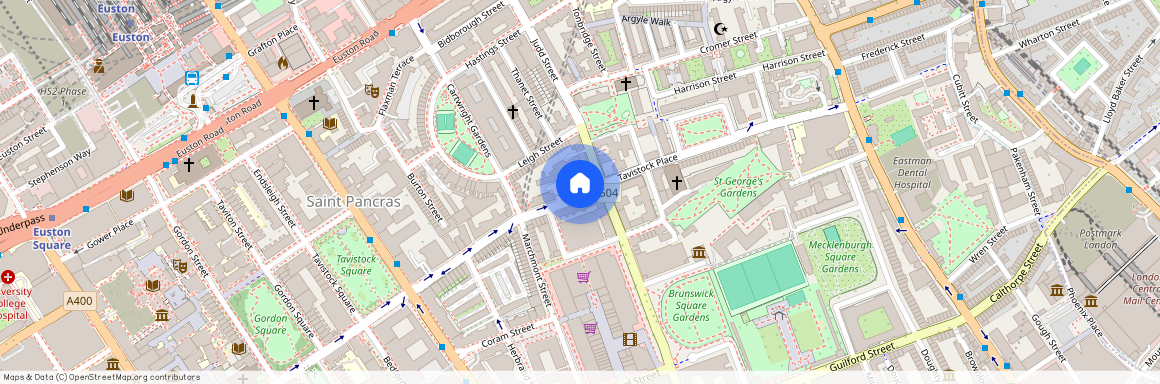 Apartment, Albany House, 41 Judd Street, London, Greater London, WC1H 9QS, Bloomsbury