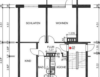 Schick ausgestattete 3-Zimmer-Wohnung in Altchemnitz - Photo 1