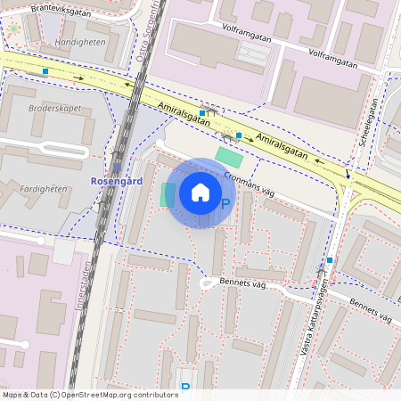 Cronmans väg 5B, Törnrosen